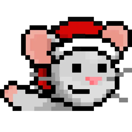 Стикер 6 Xmas Mouse