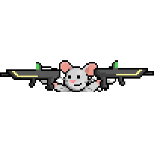 Стикер 16 Xmas Mouse