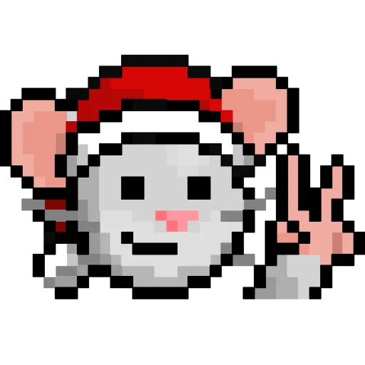 Стикер 4 Xmas Mouse