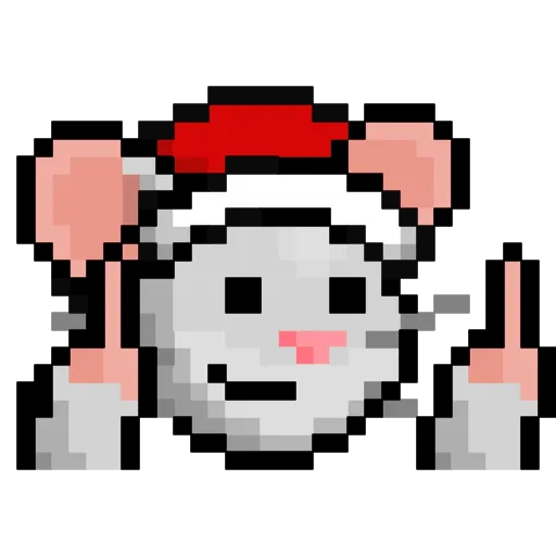 Стикер 7 Xmas Mouse