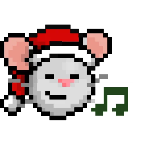 Стикер 5 Xmas Mouse