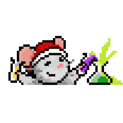 Стикер 14 Xmas Mouse