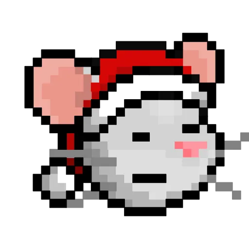 Стикер 17 Xmas Mouse