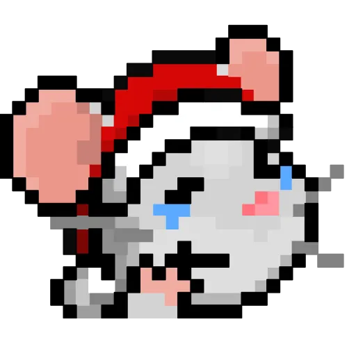 Стикер 20 Xmas Mouse