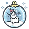 Стикер 53 Xmas - новогодние украшения