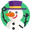 Стикер 43 Xmas - новогодние украшения