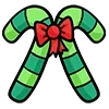 Стикер 40 Xmas - новогодние украшения