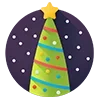 Стикер 45 Xmas - новогодние украшения