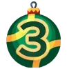 Стикер 12 Xmas - новогодние украшения