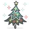 Стикер 57 Xmas - новогодние украшения