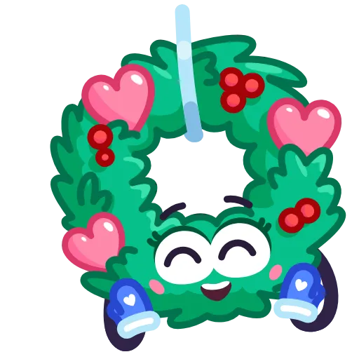 Стикер 30 Christmas Ornaments