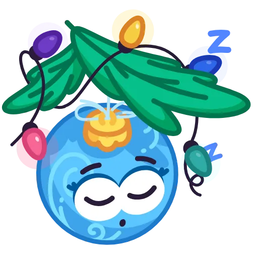 Стикер 47 Christmas Ornaments