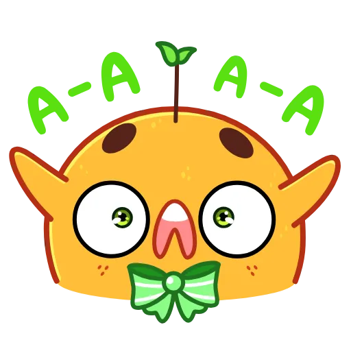 😱 Эмодзи «Мандаринка» для Telegram
