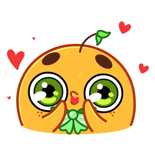 😘 Эмодзи «Мандаринка» для Telegram