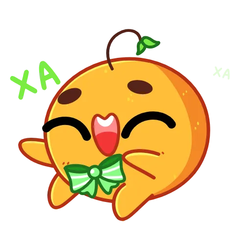 😂 Эмодзи «Мандаринка» для Telegram