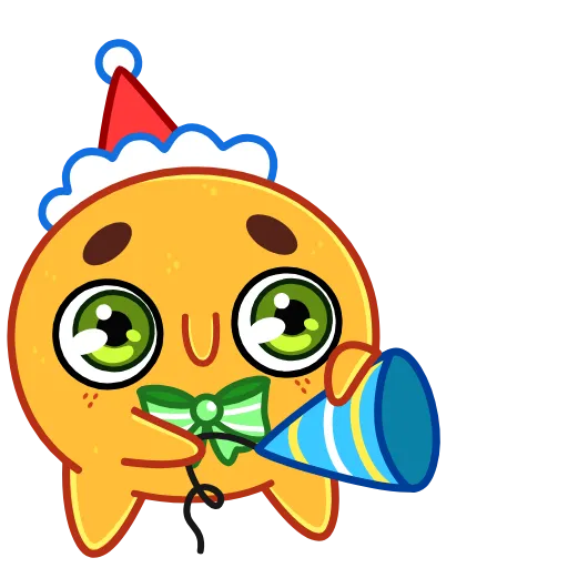 🥳 Эмодзи «Мандаринка» для Telegram