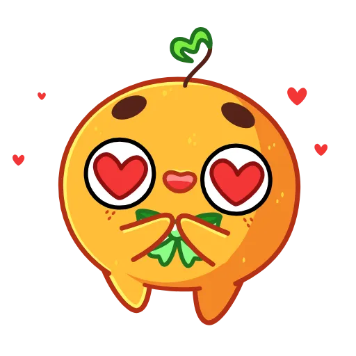 😍 Эмодзи «Мандаринка» для Telegram