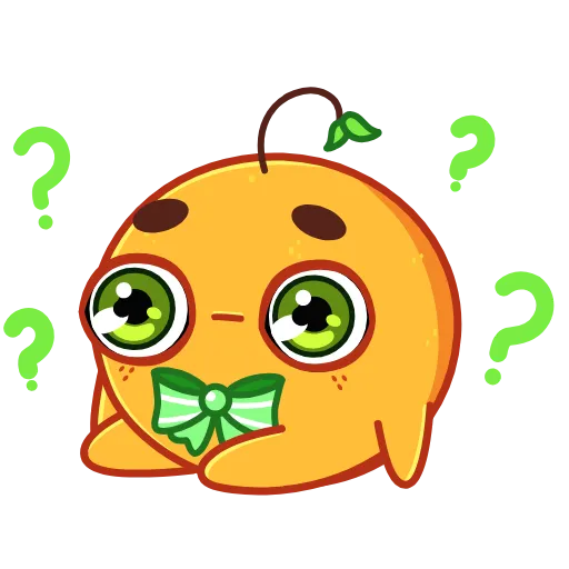 🤔 Эмодзи «Мандаринка» для Telegram