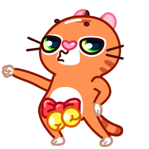 Стикер 11 Xmas Tiger