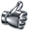 👍 Эмодзи «Y2K Metallic» для Telegram