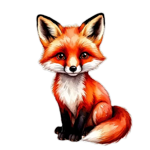 🦊 Стикер «Яркая осень» для Telegram