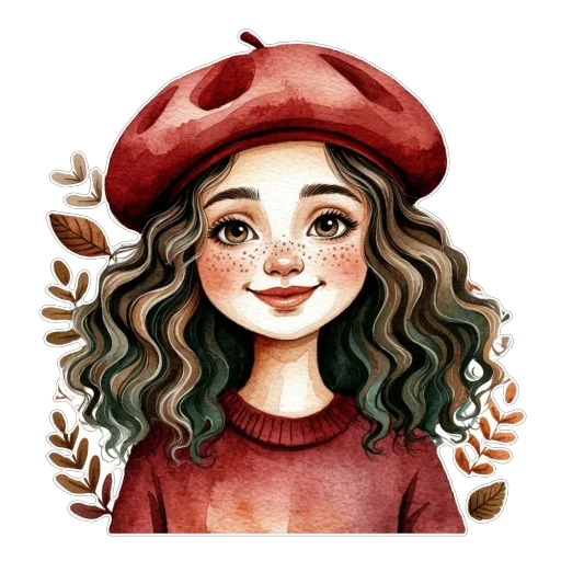 🥰 Стикер «Яркая осень» для Telegram