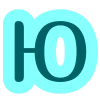 😄 Эмодзи «Буквы синие» для Telegram