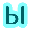😄 Эмодзи «Буквы синие» для Telegram