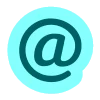 😄 Эмодзи «Буквы синие» для Telegram