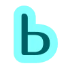 😄 Эмодзи «Буквы синие» для Telegram