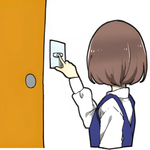 🚪 Стикер «Яндере тян» для Telegram