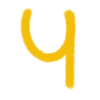 🏳️ Эмодзи «Yellow love - жёлтые буквы» для Telegram