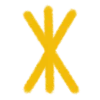 🏳️ Эмодзи «Yellow love - жёлтые буквы» для Telegram