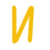 🏳️ Эмодзи «Yellow love - жёлтые буквы» для Telegram