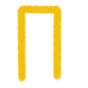 🏳️ Эмодзи «Yellow love - жёлтые буквы» для Telegram