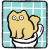 Стикер 48 Yellow Cat