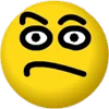 Стикер 61 🤪 Yellow emoji - разные жёлтые эмоджи