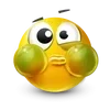 Стикер 45 Yellow Emoji