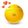 Стикер 9 Yellow Emoji