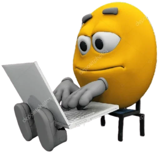 💻 Стикер «Yellow Boi Lite» для Telegram