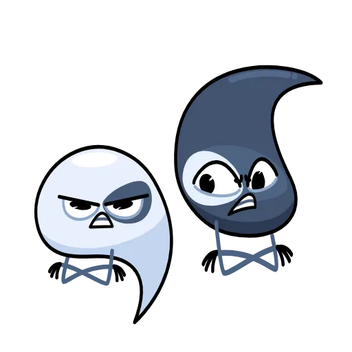 Стикер 8 Ying Yang