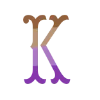 🌺 Эмодзи «Градиент коричнево-фиолетовый» для Telegram