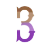 🌺 Эмодзи «Градиент коричнево-фиолетовый» для Telegram