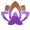 🌺 Эмодзи «Градиент коричнево-фиолетовый» для Telegram
