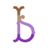 🌺 Эмодзи «Градиент коричнево-фиолетовый» для Telegram