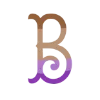 🌺 Эмодзи «Градиент коричнево-фиолетовый» для Telegram
