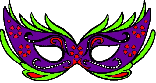Стикер 3 The Mask Carnaval