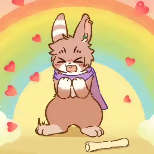 🐇 Стикер «Fabulous Beasts» для Telegram
