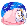 😴 Эмодзи «Пингвинчик Юки» для Telegram