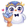 💐 Эмодзи «Пингвинчик Юки» для Telegram